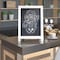 Flash Furniture Whitewash Magnetic Table/Hanging Chalkboards, 10PK 10-HFKHD-GDIS-CRE8-522315-GG - alternate 9